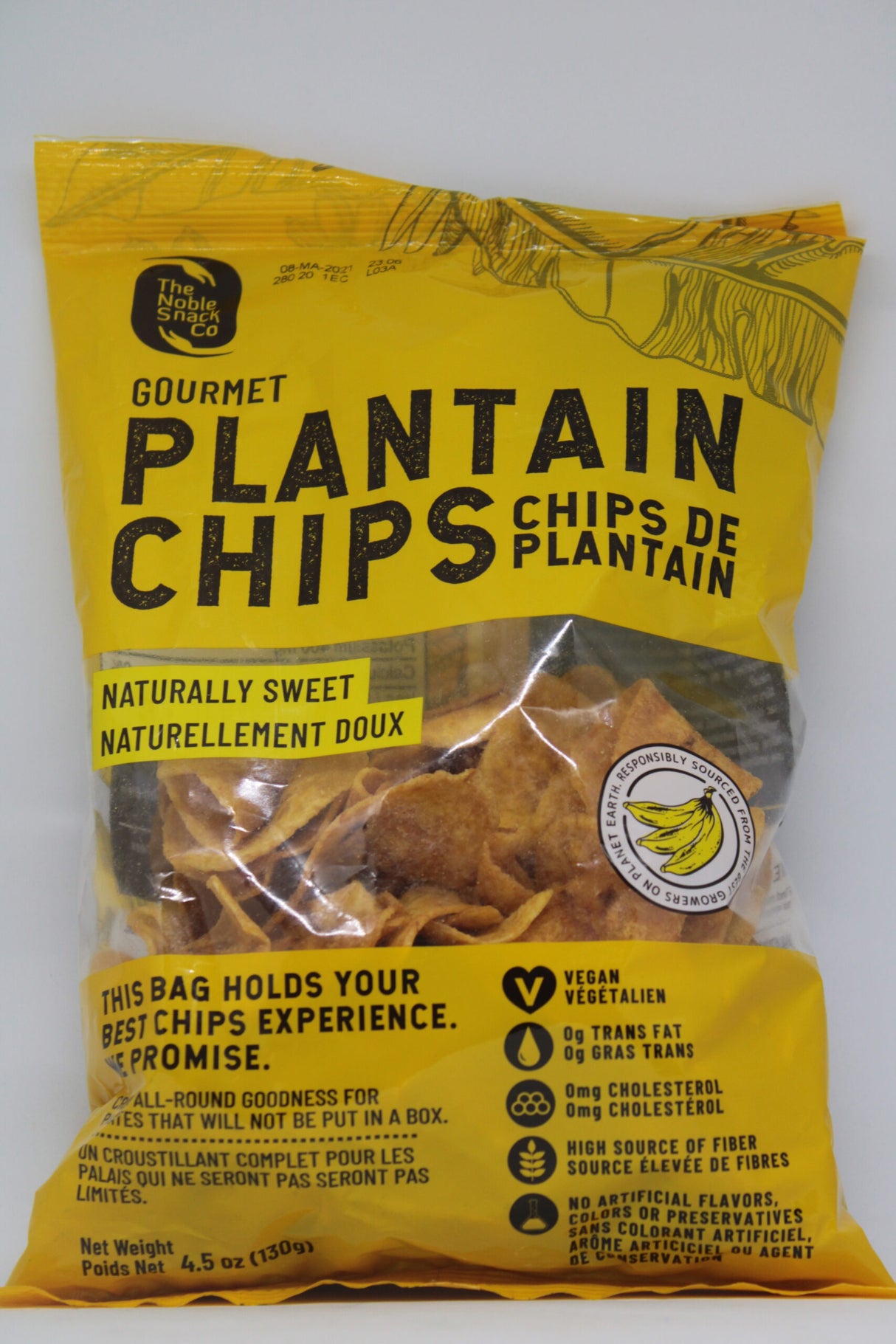 Chips de plantain gastronomiques Noble Snack